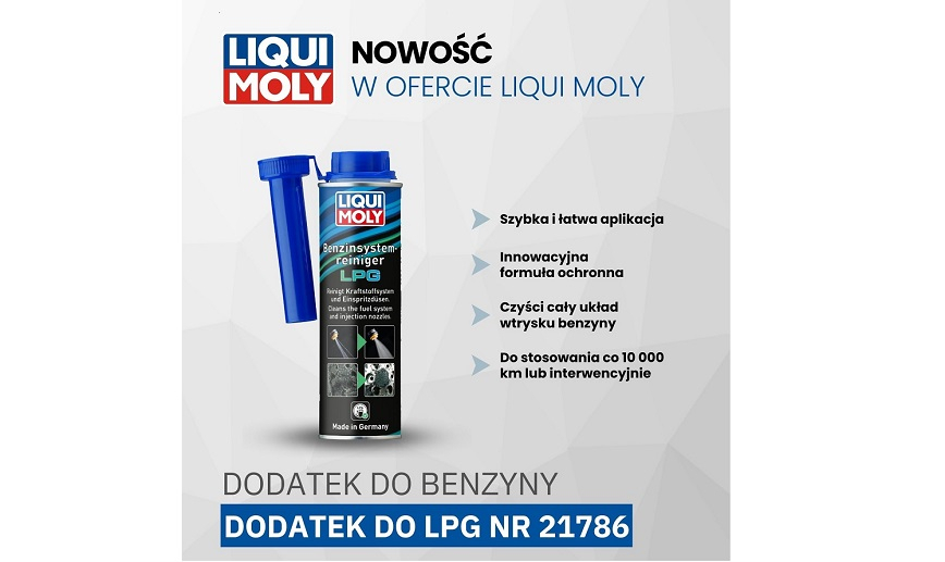 Nowość w ofercie Liqui Moly - dodatek do pojazdów LPG nr 21786