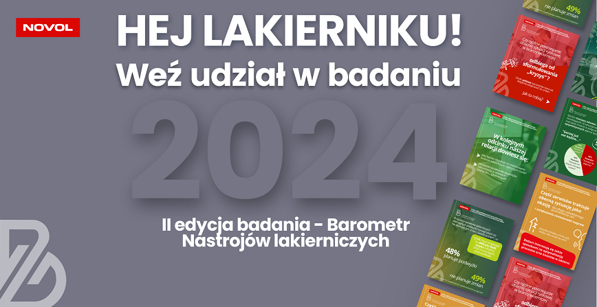 Weź udział w badaniu nastrojów lakierniczych 2024. Wypełnij ankietę!