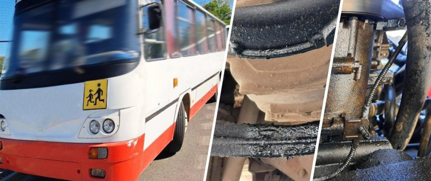 Stan techniczny autobusów szkolnych. Wyniki kontroli bardzo niepokoją