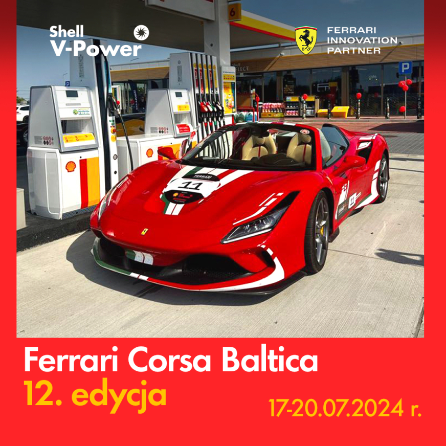Shell głównym partnerem Ferrari Corsa Baltica 