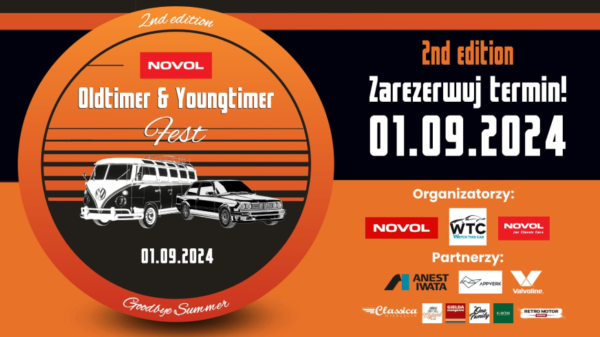 OLDTIMER & YOUNGTIMER Fest 2024 w NOVOL!