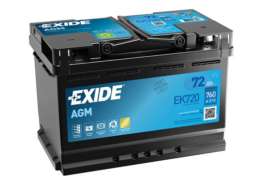 Exide AGM – akumulator 12V do najwyższych wymagań xEV