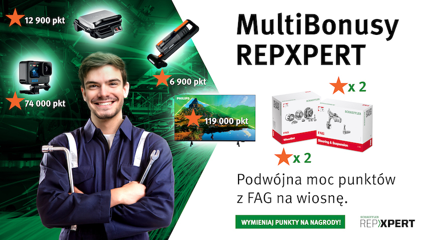 Wysyp nagród w wiosennej akcji MultiBonusy REPXPERT od Schaeffler