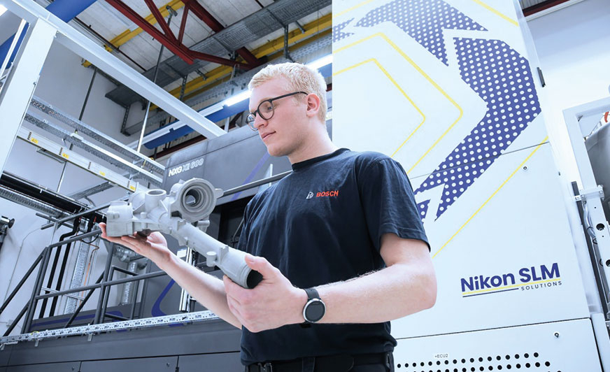 Bosch inwestuje miliony w druk 3D z metalu