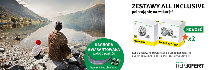 Schaeffler: zestawy All Inclusive polecają się na wakacje!