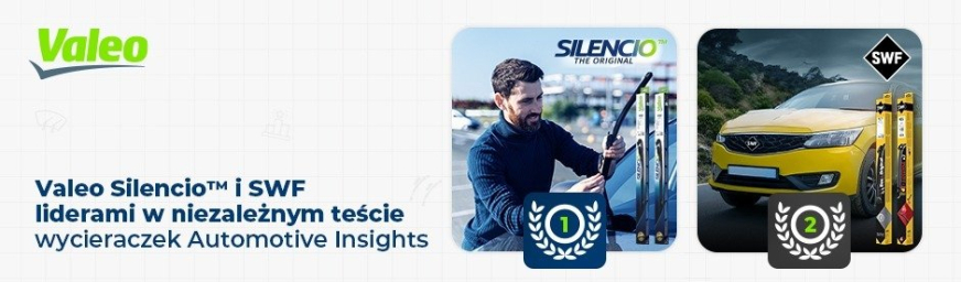 Valeo i SWF liderami w niezależnym teście wycieraczek - Automotive Insights 2025