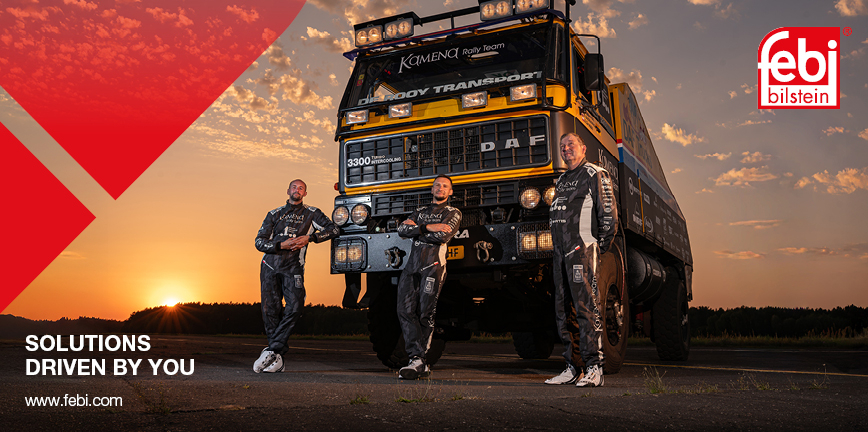 febi Truck i Kamena Rally Team – razem w rajdowej rywalizacji