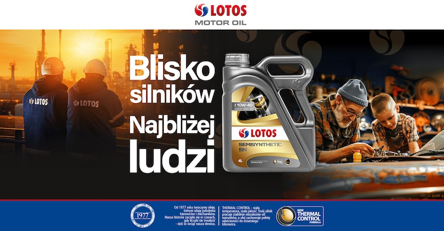 ORLEN OIL rozwija portfolio olejowe - na polski rynek wraca LOTOS MOTOR OIL