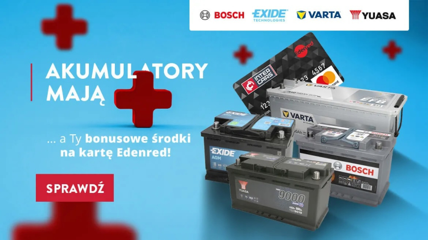 AKUMULATORY+… bonus na kartę EDENRED