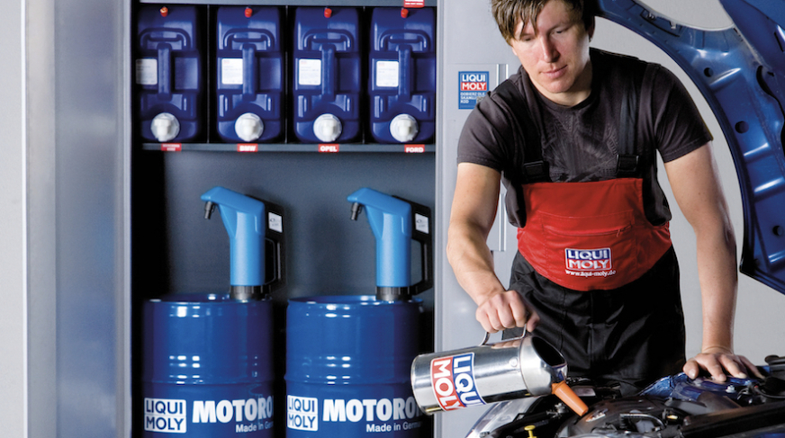 Szafa olejowa LIQUI MOLY za 1 zł - więcej porządku i lepsza organizacja pracy w warsztacie