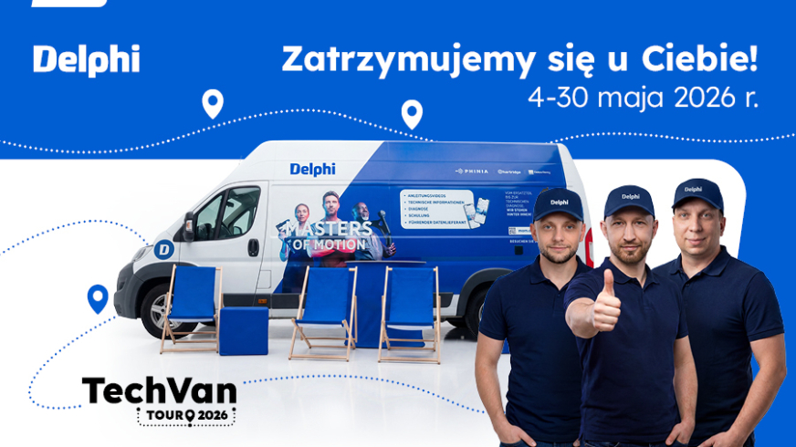 TechVan Tour 2026: Delphi ponownie wyrusza w trasę po Polsce
