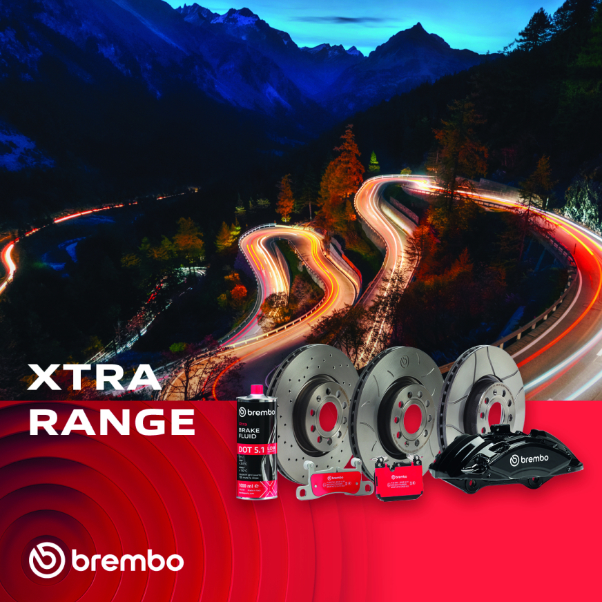 Gama Brembo XTRA: doskonały styl i świetne osiągi — dla kierowców pasjonatów