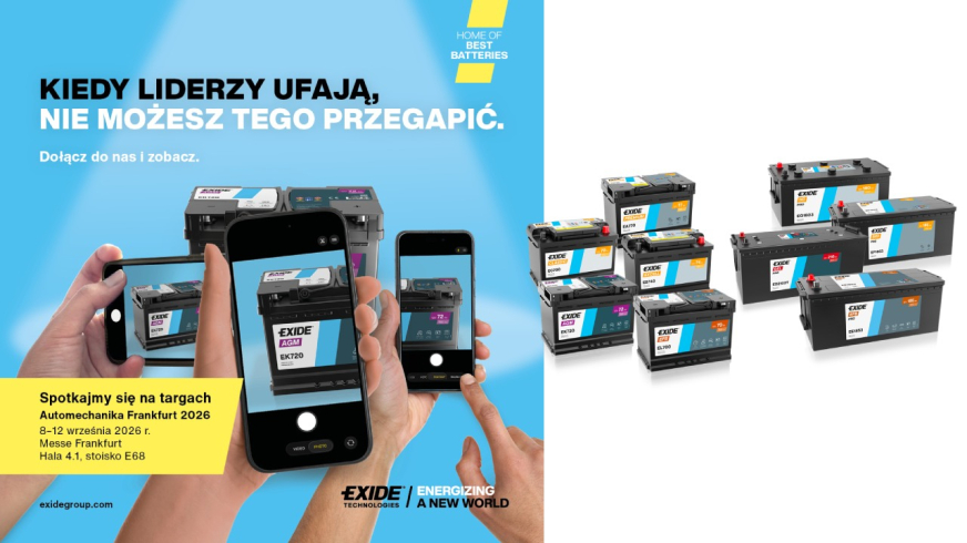 Poznaj przyszłość rynku aftermarket z Exide na Automechanika Frankfurt 2026