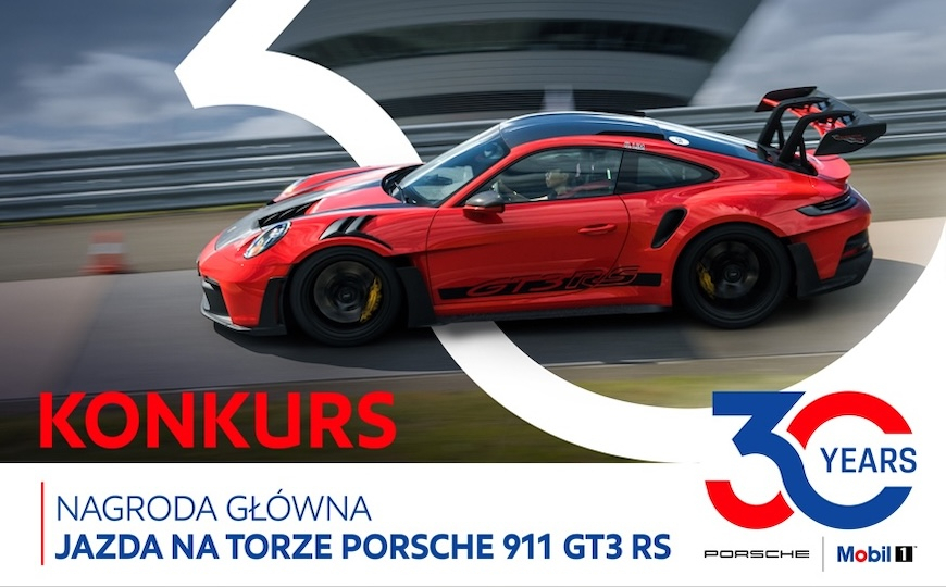 KONKURS MOBIL 1. Wygraj kurs techniki jazdy Porsche 911 GT3 RS