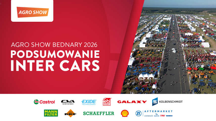Inter Cars na AGRO SHOW w Bednarach – bliżej klientów rynku maszyn rolniczych