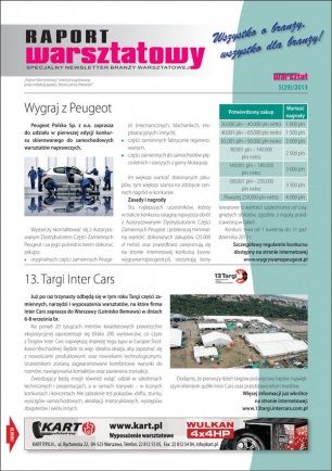 Raport Warsztatowy 5(29)/2013