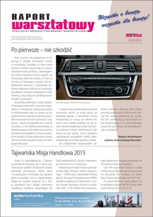 Raport Warsztatowy 4(50)/2015