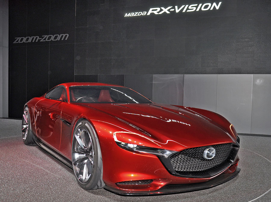 Mazda nadal rozwija silniki Wankla, a model RX Vision został przystosowany do ich wykorzystania 