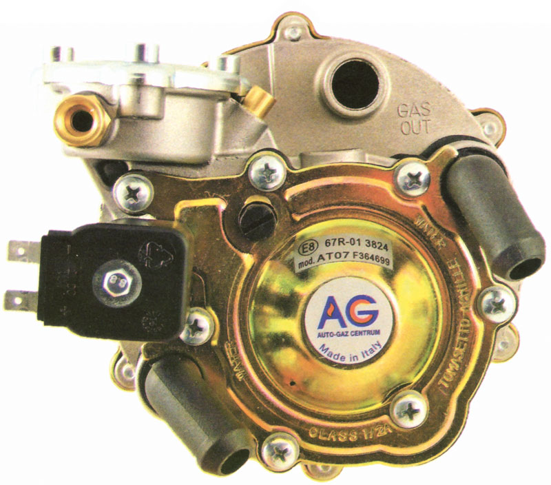Rys. 6. Przykład oznakowania homologacyjnego umieszczonego na elementach instalacji gazowej (źródło: Auto-Gaz Centrum). 