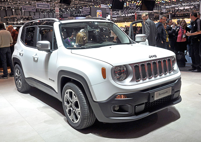 Amerykańsko-włoski Jeep Renegade był największą niespodzianką Salonu w Genewie. 